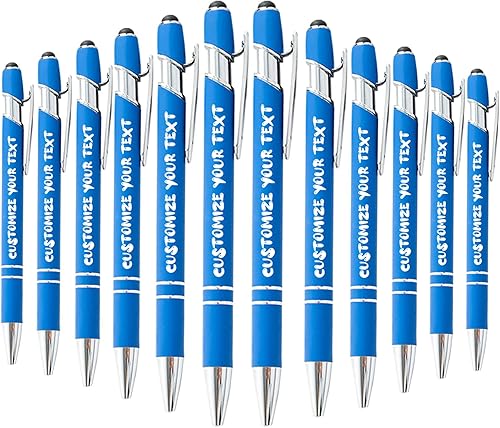 AIFLM Bolígrafos personalizados con nombre a granel hasta 500 unidades de bolígrafos grabados gratis con tu nombre y texto para negocios,