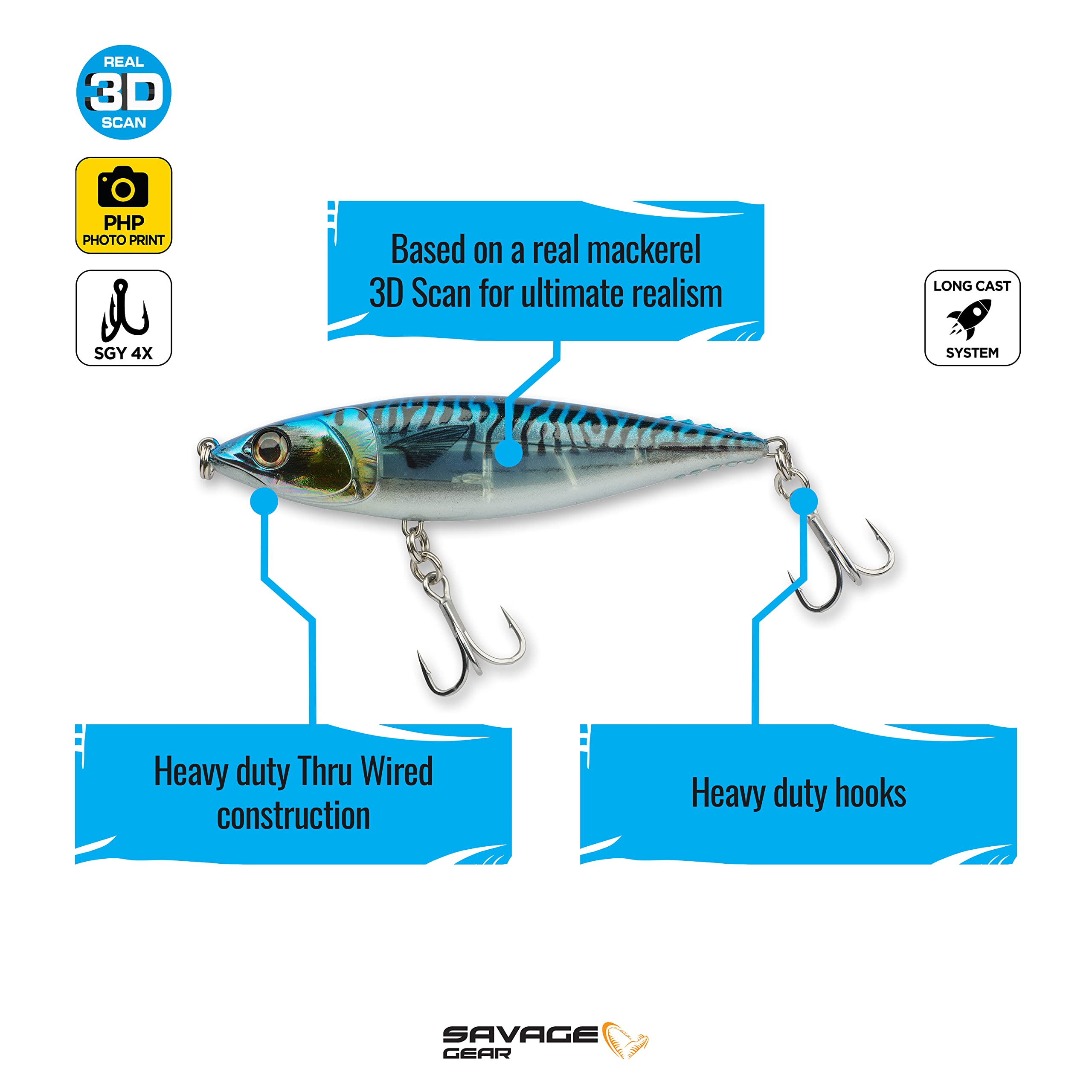Savage Gear 3D Mackstick Fishing Hard Bait