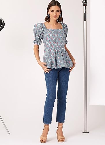 Miniatura 8 de New Look Easy Misses - Kit de patrón de costura con camiseta peplum con mangas, código de diseño N6754, tallas 8-10-12-14-16-18, multicolor