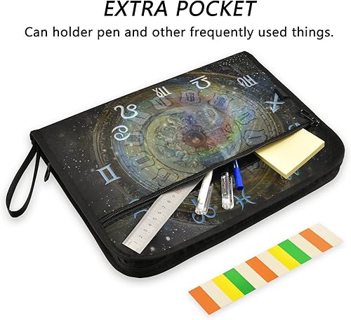 Miniatura 2 de susiyo Astrology - Carpeta de archivo expansible de doce signos del zodiaco, 13 bolsillos, tamaño carta A4, carpeta de archivo de acordeón