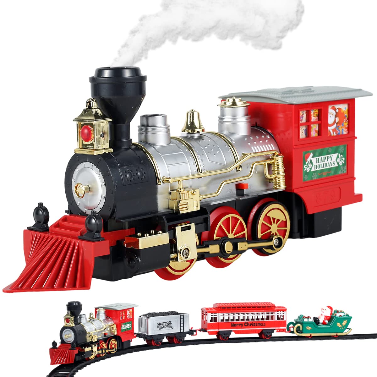 Buy Christmas Train Toy Christmas Train Set for Under The Tree Electric