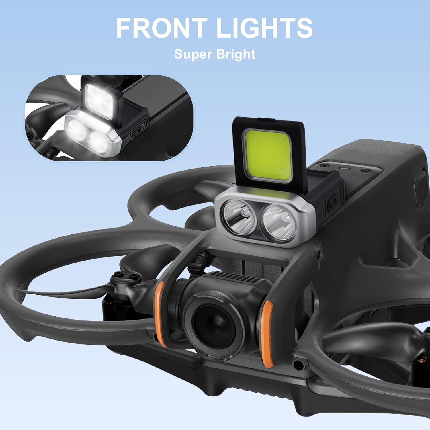 Strobe Light for DJI Avata 2/Avata, Universal LED Searchlight & Anti-Collision Night Flying Light, Tactical Spotlight for Enhanced Visibility and Navigation