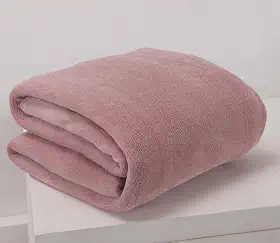 Manta Mantinha Bebê Microfibra Hipoalergênica - 90 x 110cm - Cores - 220 gr/m² (Rosa)