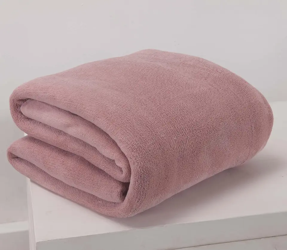 Manta Mantinha Bebê Microfibra Hipoalergênica - 90 x 110cm - Cores - 220 gr/m² (Rosa)