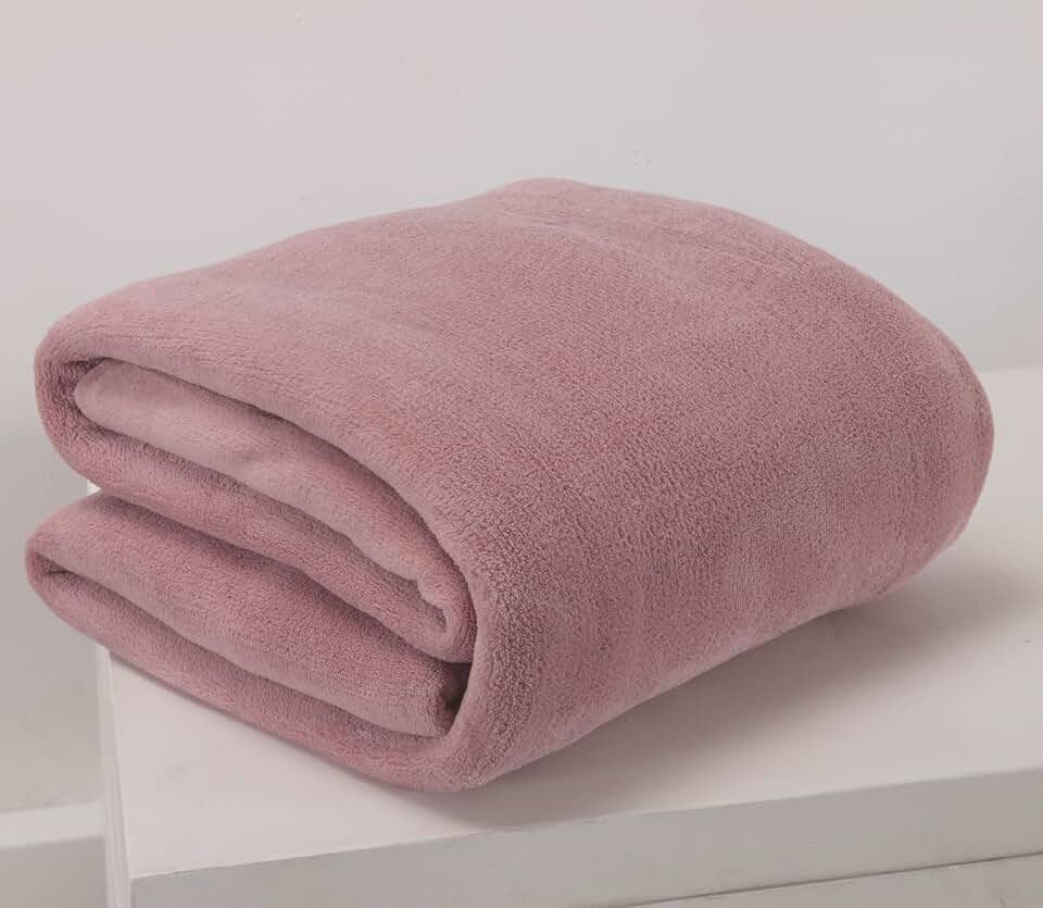 Manta Mantinha Bebê Microfibra Hipoalergênica - 90 x 110cm - Cores - 220 gr/m² (Rosa)