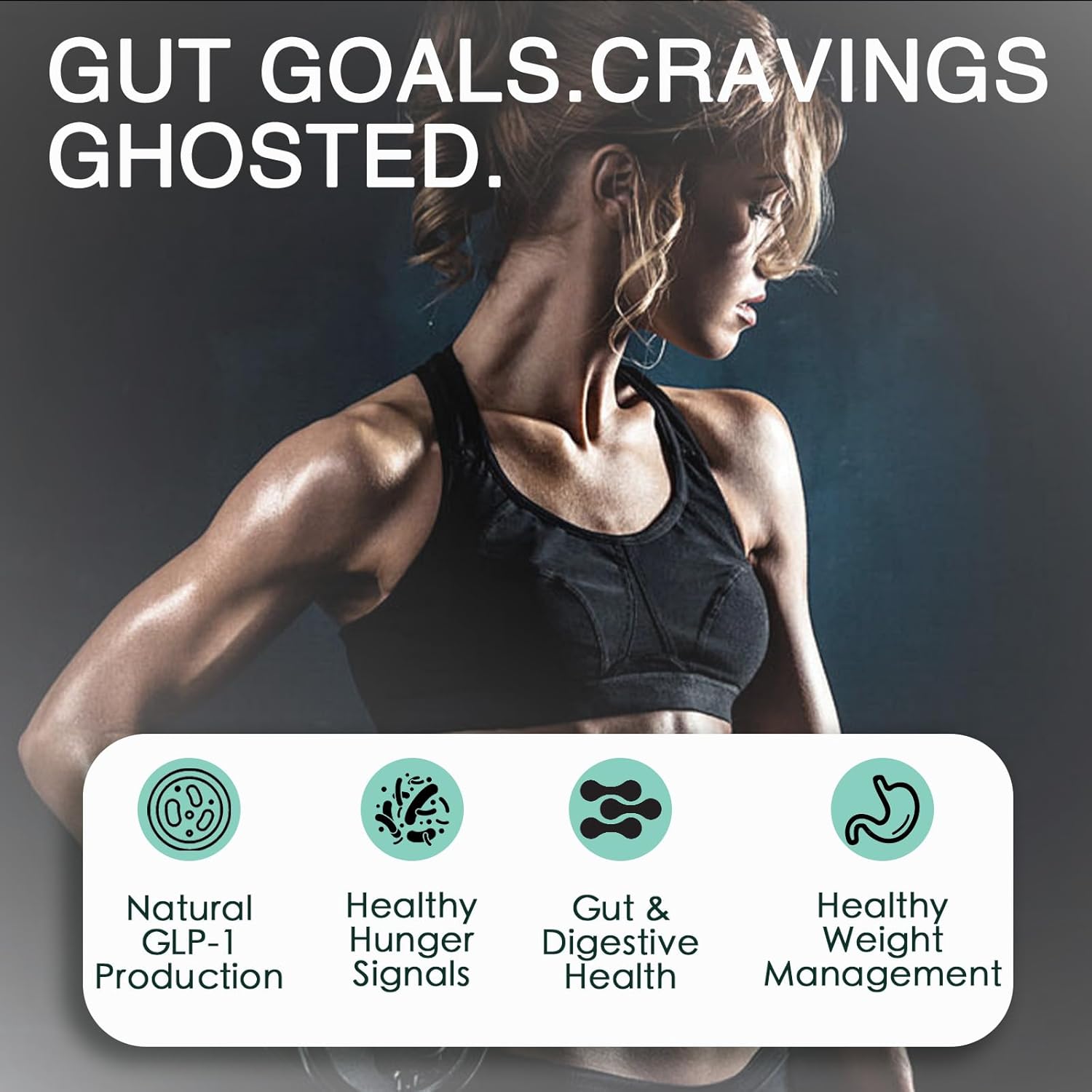 GLP-1 Supplement for Healthy Weight Goals & Hunger Balance for Men and Women with Akkermansia, Berberine, Inulin, Resveratrol, Hops... -Supports Digestion,Gut Health（90 Count） - Image 6