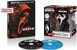 Scream 7 (Amazon Exclusive with Handmade by Robots Ghostface) [4K UHD +Blu-Ray]