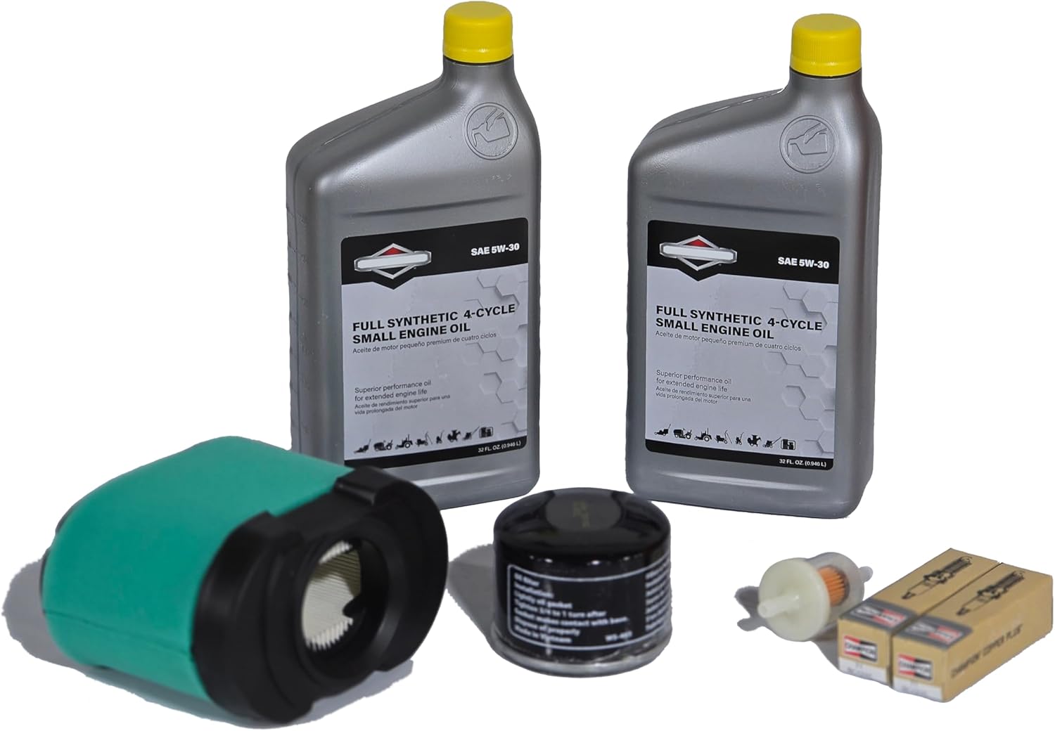 GL Tuneup Kit Compatible with Briggs V-Twin 16-27 HP Engines Used on Hustler Raptor with Replacement 792105 Air Filter