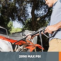 Vista 3 de Worx Lavadora a presión eléctrica de 13 amperios 2090 PSI - WG606