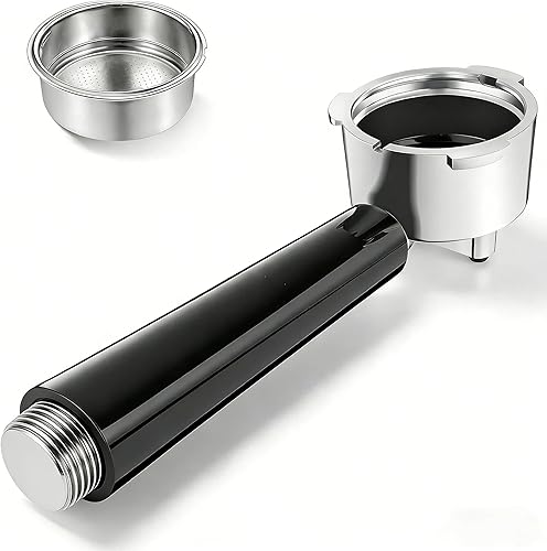 BYESHOP Espresso Machine Portafilter Set, 54mm Stainless Steel Bottom Portafilte