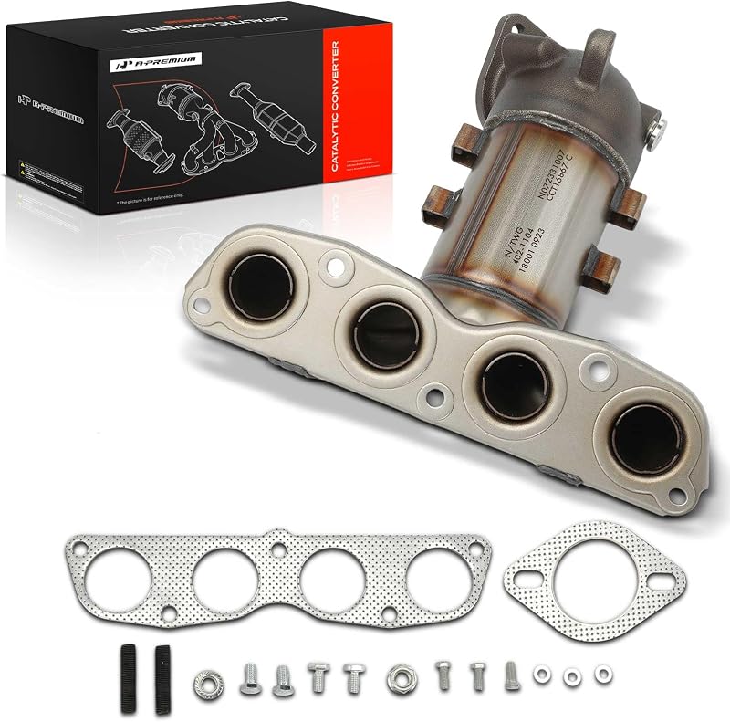 Catalisador do coletor de escape direito A-Premium para Hyundai Elantra e Kia Forte – 1 unidade