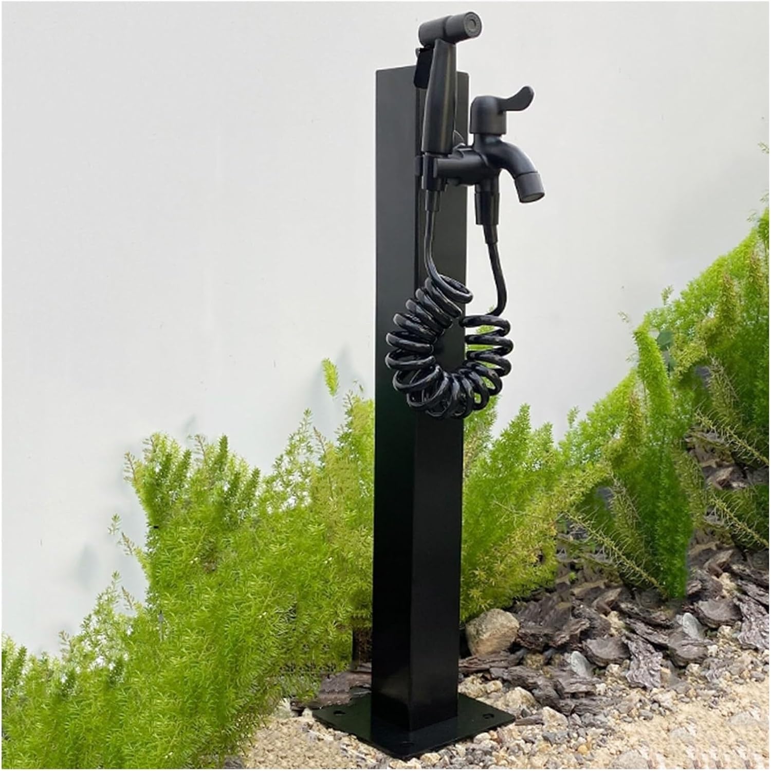 304 Stainless Steel Freestanding Vertical Garden Water Column - Lock Faucet Hose Stand, Outdoor Antifreeze Water Dispenser, Fountain Hydrant for Efficient Irrigation