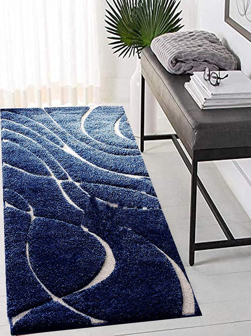 Dark Grey Shaggy Carpet - Soft & Durable Rug -22