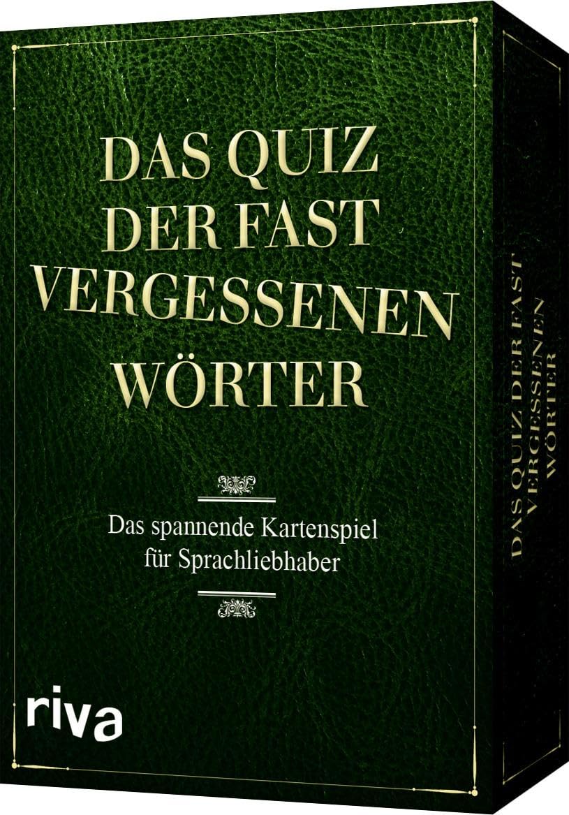 Das Quiz der fast vergessenen Wörter: Das spannende Kartenspiel für Sprachliebhaber