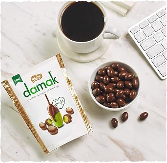 Nestlé Damak Sütlü Çikolata Kaplı Antep Fıstıklı Draje, 50 g, 1 Adet