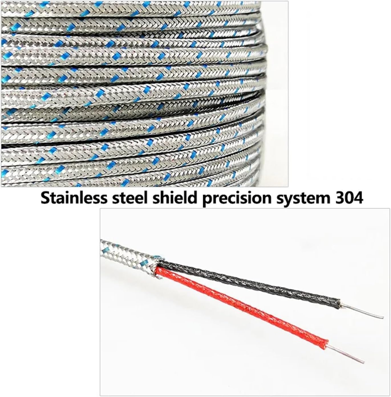 k Type Probe K-Type thermocouple WRNK-191 Temperature Sensor 1mm 1.5mm 2mm 3mm 4mm 5mm 6mm 8mm thermocouple Probe Temperature 1100 ℃(Probe diam 6X200mm)