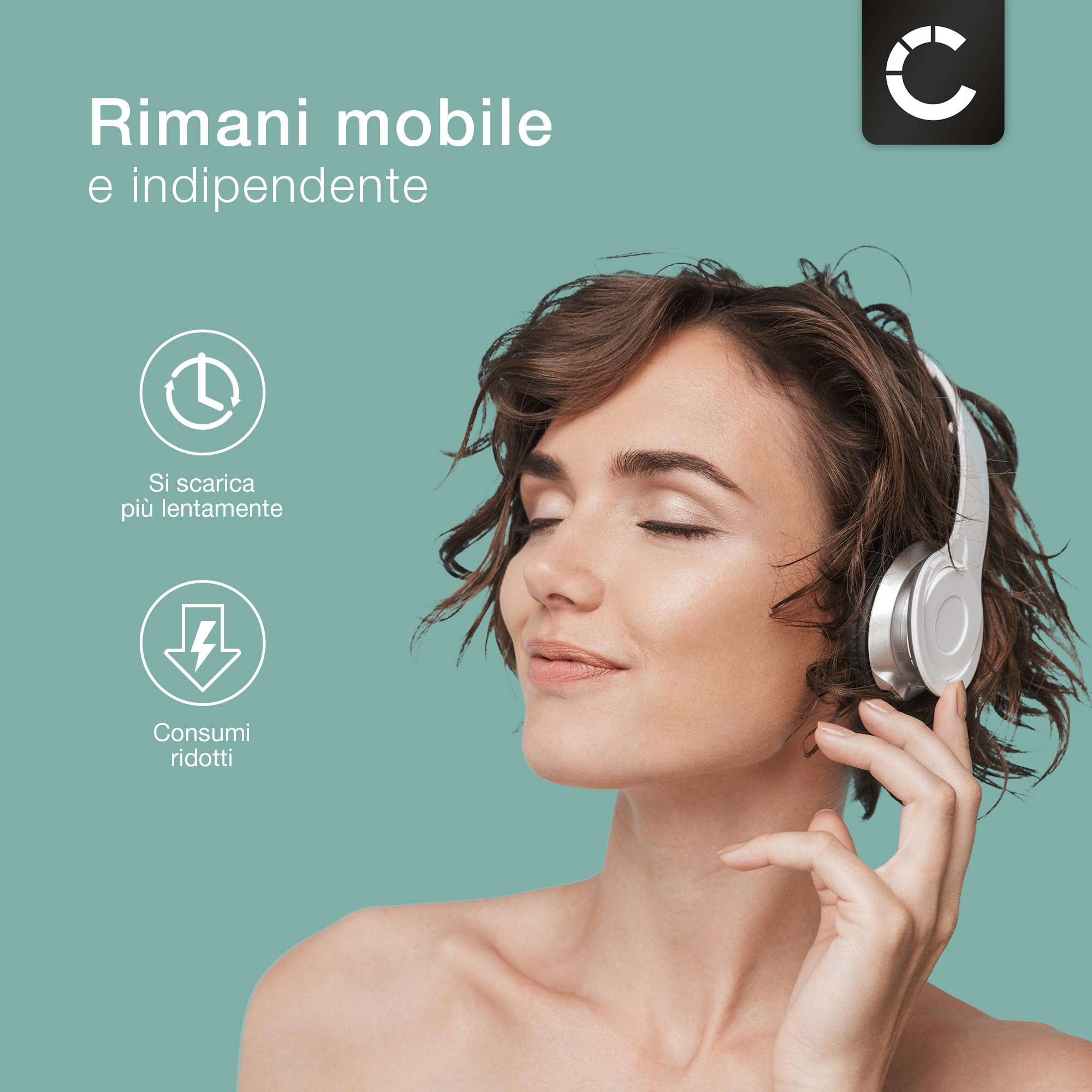 CELLONIC 2x Batteria per Headset/Auricolare/Cuffie Compatibile con Sony BF-TDSY, MDR-DS3000, MDR-IF240R, BP-HP550 – (700mAh, 1.2V)