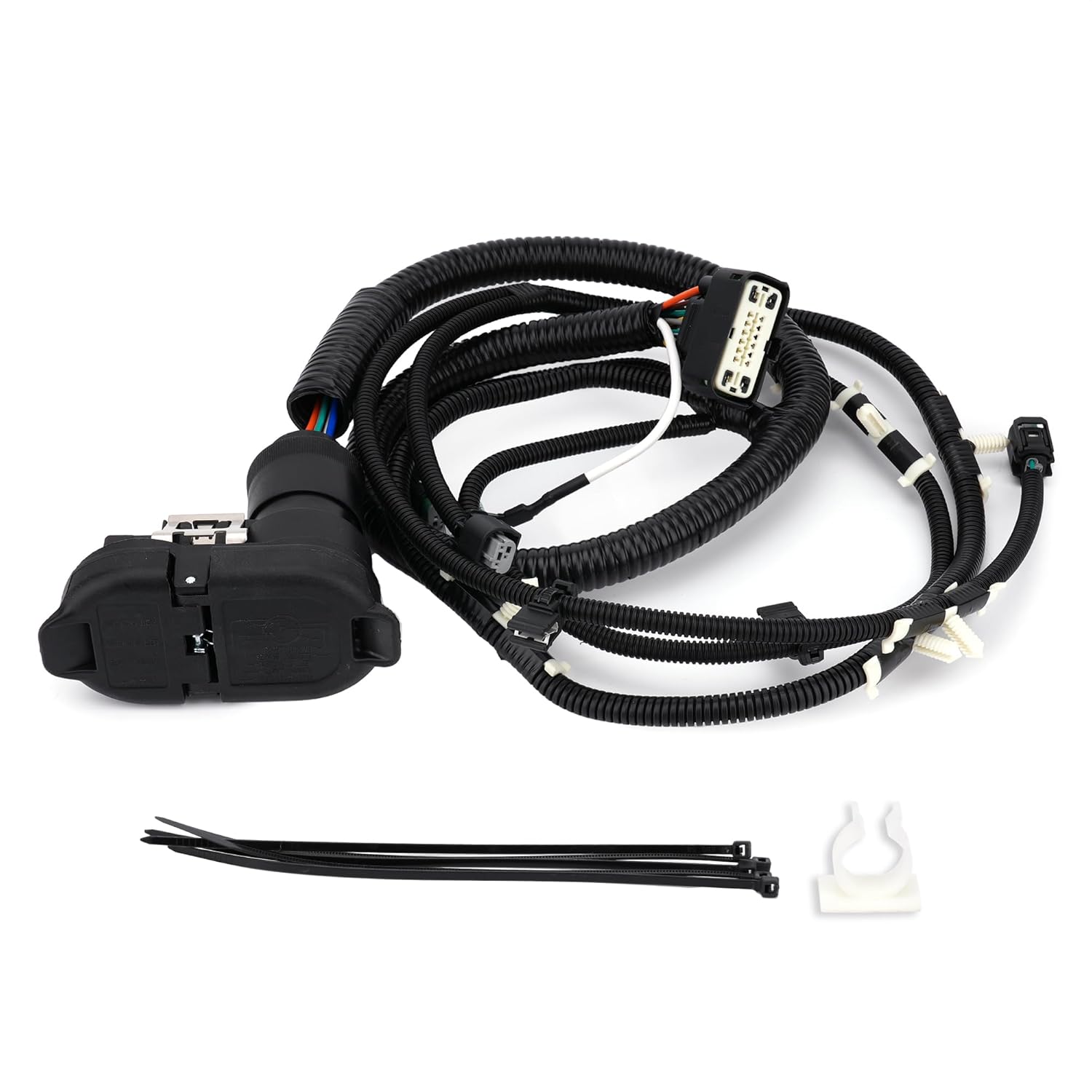 7 Way Trailer Brake Control Hitch Tow Wiring Connector Harness Kit w/Park Aid for Ford F-150 2009-2014 9L3Z-15A416-B 9L3Z15A416B