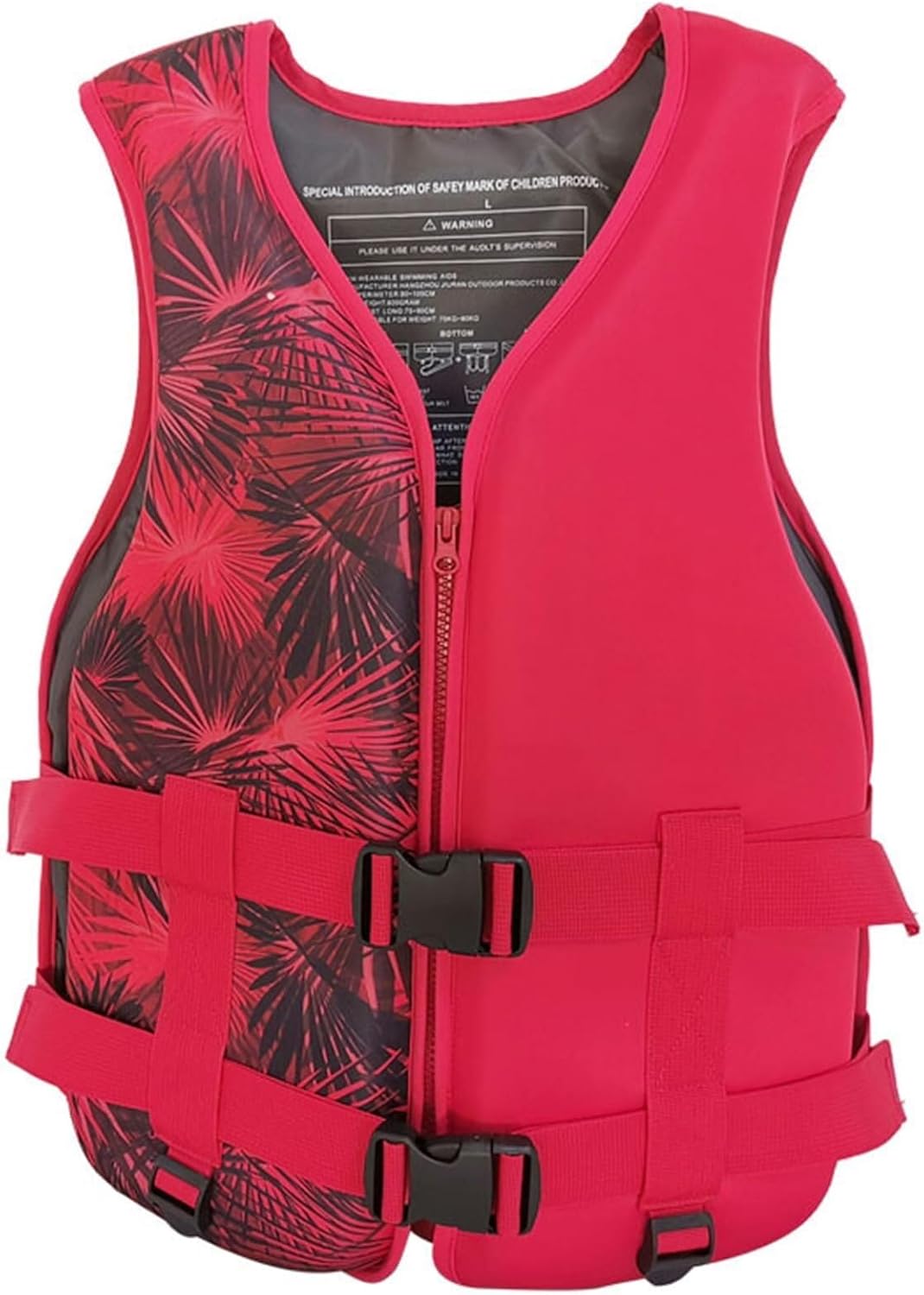 Professional High Buoyancy Floating Gear, Neoprene Water Sports Vest, Quick-Dry Safety Support for Kayaking and Rafting