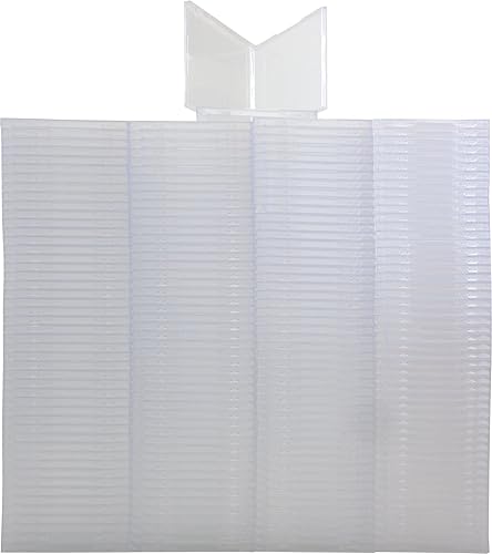 Bandejas de 200estándar aspiradora, plástico transparente Replacement CD Jewel Cajas (10mm de grosor CD casos) (se vende por separado) # cdbs10cl