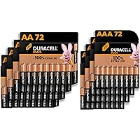 Duracell Batterie Plus AA+AAA (Confezione da 144)