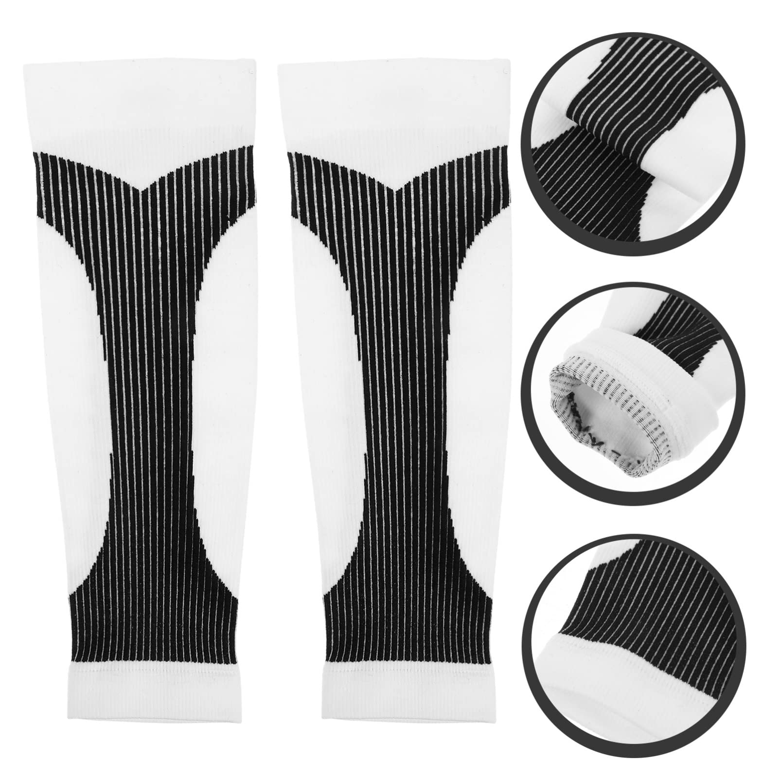 Healeved 2pcs Calf Compression Sleeves for Sports Breathable Elastic Calf Protectors Comfortable Support for Running Football and Fitness for Active Lifestyles
