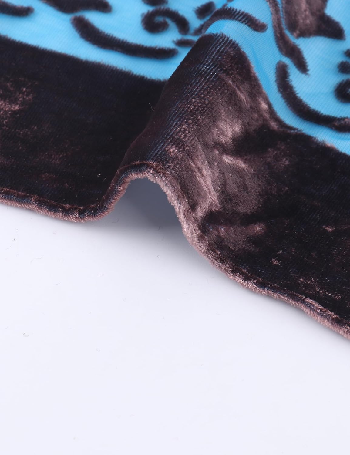 Women's Coverups Burnout Velvet Cardigan Casual Outfit Long Cover Up Kimono with Tassel - Image 8