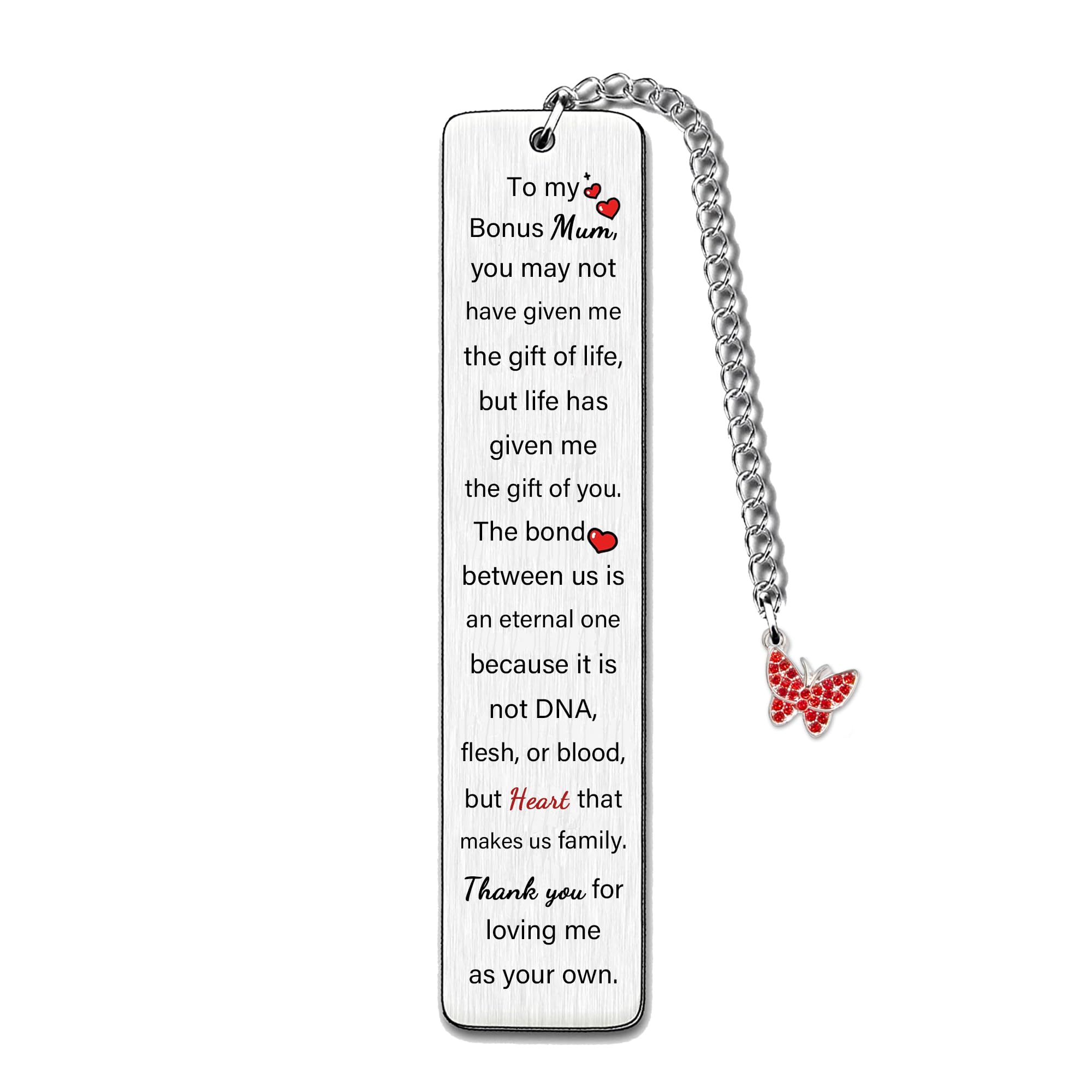 Step Mom Bookmarks Mother's Day Present Mommy Birthday Gifts Mummy Keepsake Women Mum Christmas New Year Appreciate Retirement Thanksgiving Life Bonus Mum Has Given Me The Gift of You