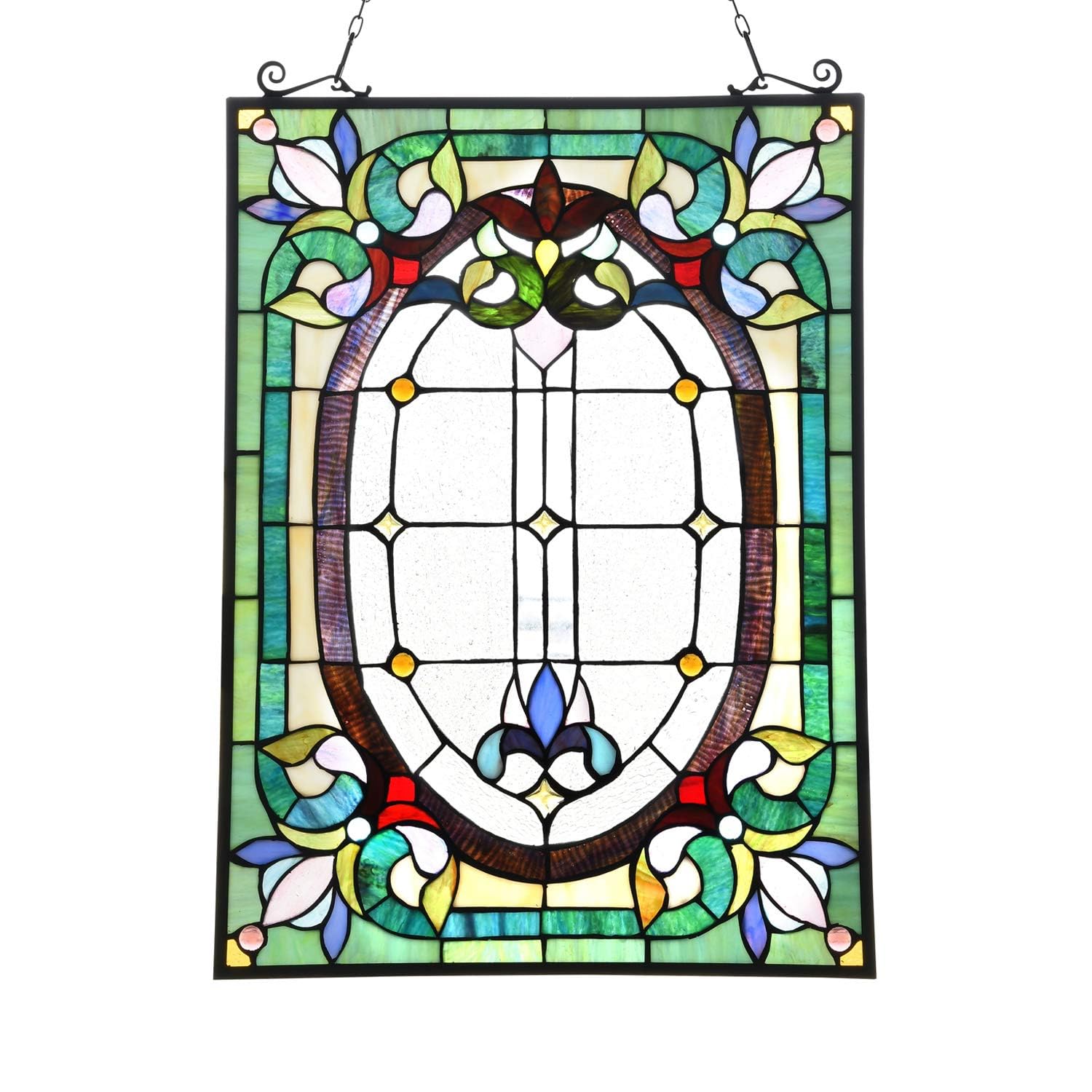 Capulina Dancing Style Stained Glass Window Panel