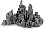 Unocho Seiryu Rock Pierres d'aquarium 11lb Pierre naturelle pour Aquascaping Fish Tank Aquarium Landscapecaping Modèle de réservoir Décoration Miniature Fairy Garden(3-8 pouces)