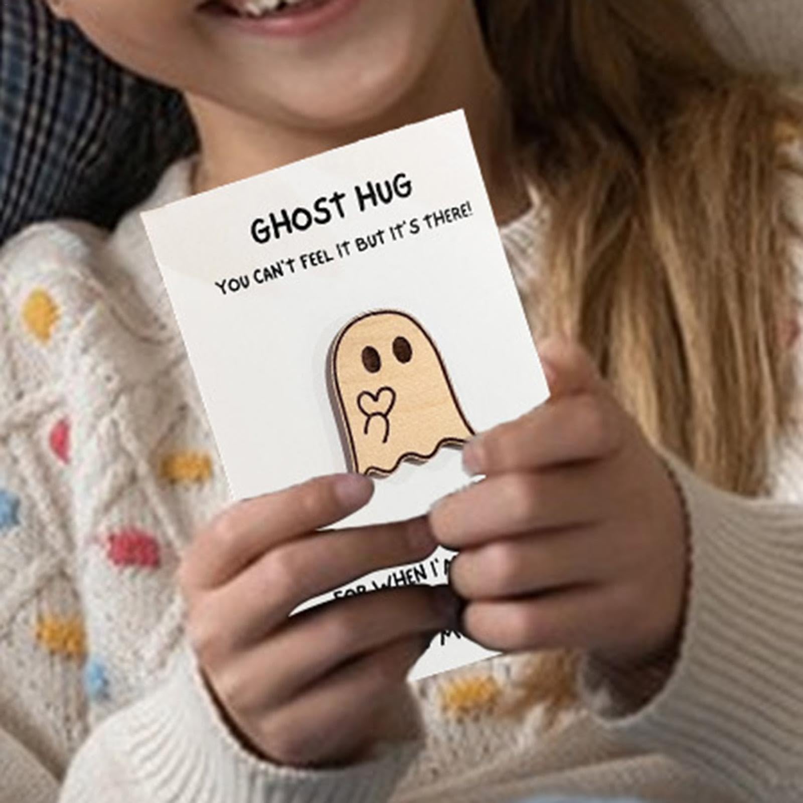 Ghost Pocket Hug,Pocket Hug Ghost With Encouragement