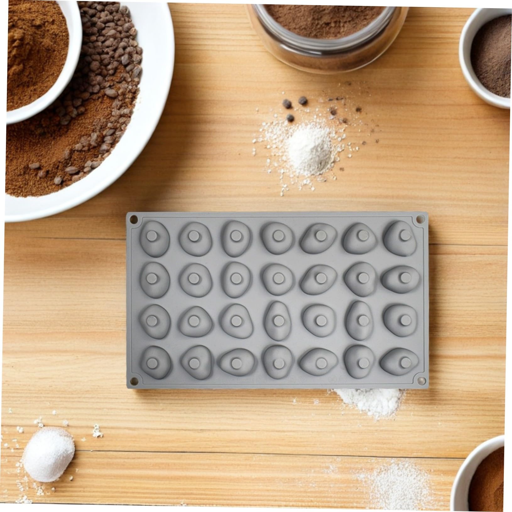 2 Pezzi Stampo Per Caramelle A Forma Di Ciottoli Stampo Da Cucina In Silicone Per Cioccolato Stampi Per Fondente Stampi Per Tartufi Al Cioccolato Per Ghiaccio A