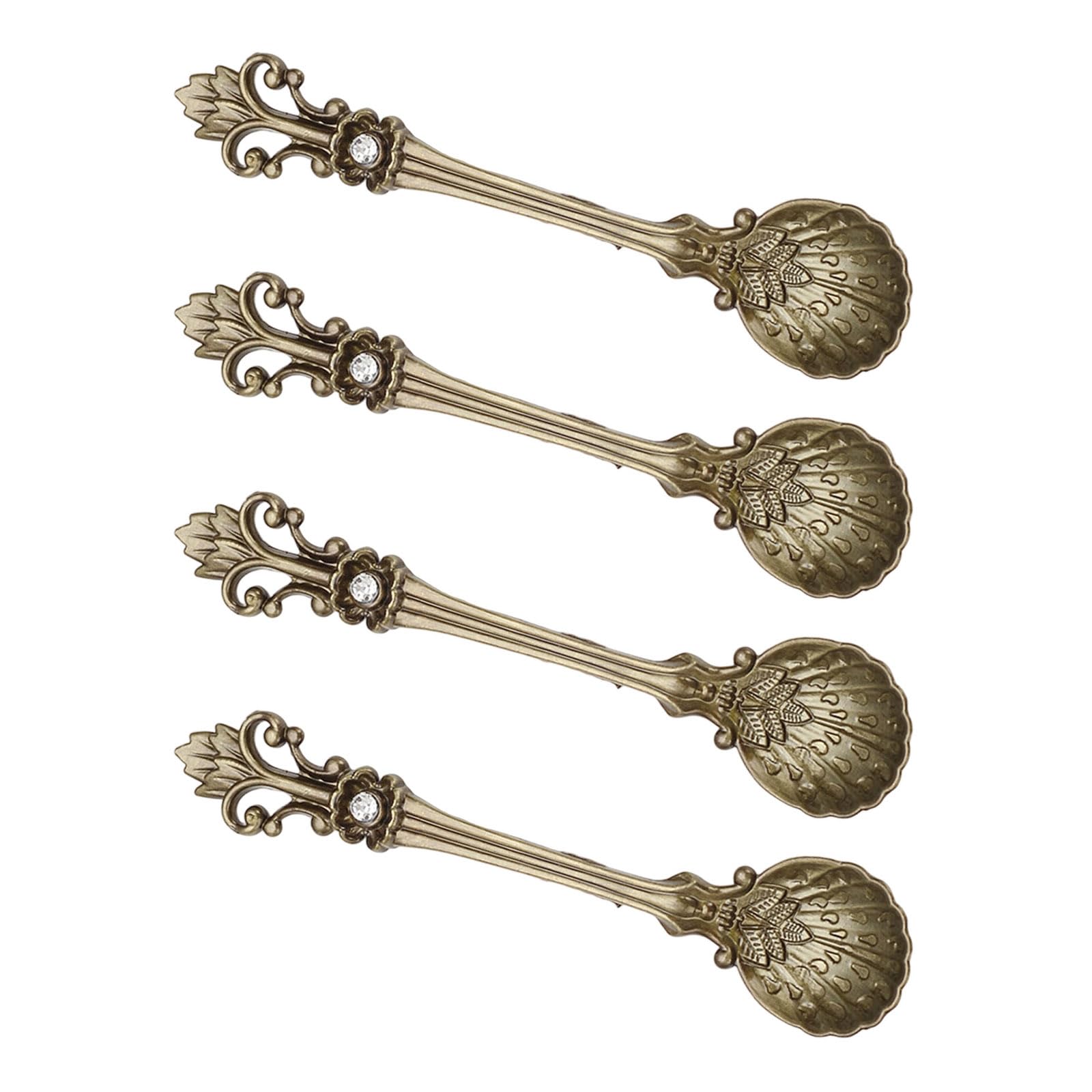 GTYLF Coffee Spoon Set Alloy Elegant Stirring Utensil for Tea Dessert Ice Cream Coffee Utensils
