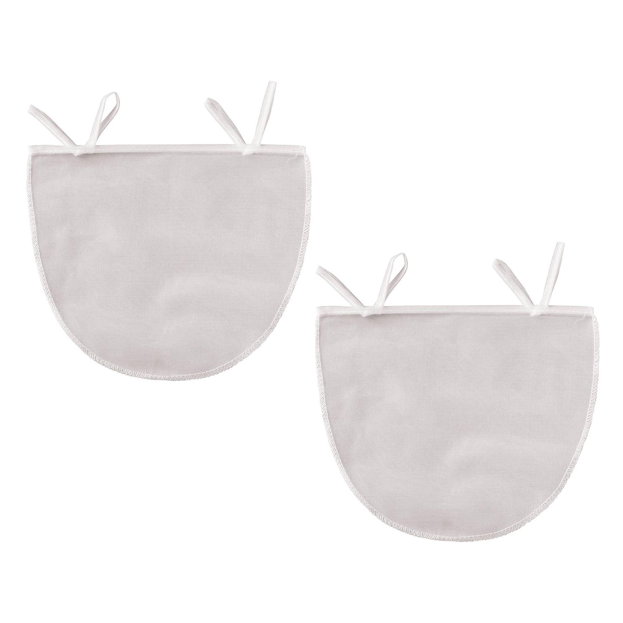 Sachet de lait de noix écru avec cordon de serrage filtre réutilisable