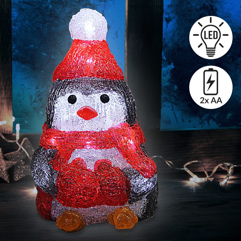 LED Weihnachts Pinguine 120 Cm - Beleuchtete Garten Deko