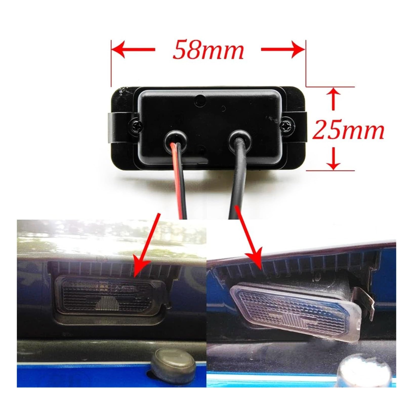 Cámara de visión Trasera para Coche Galaxy MK3 2006-2014 Cámara Marcha Atrás Universal