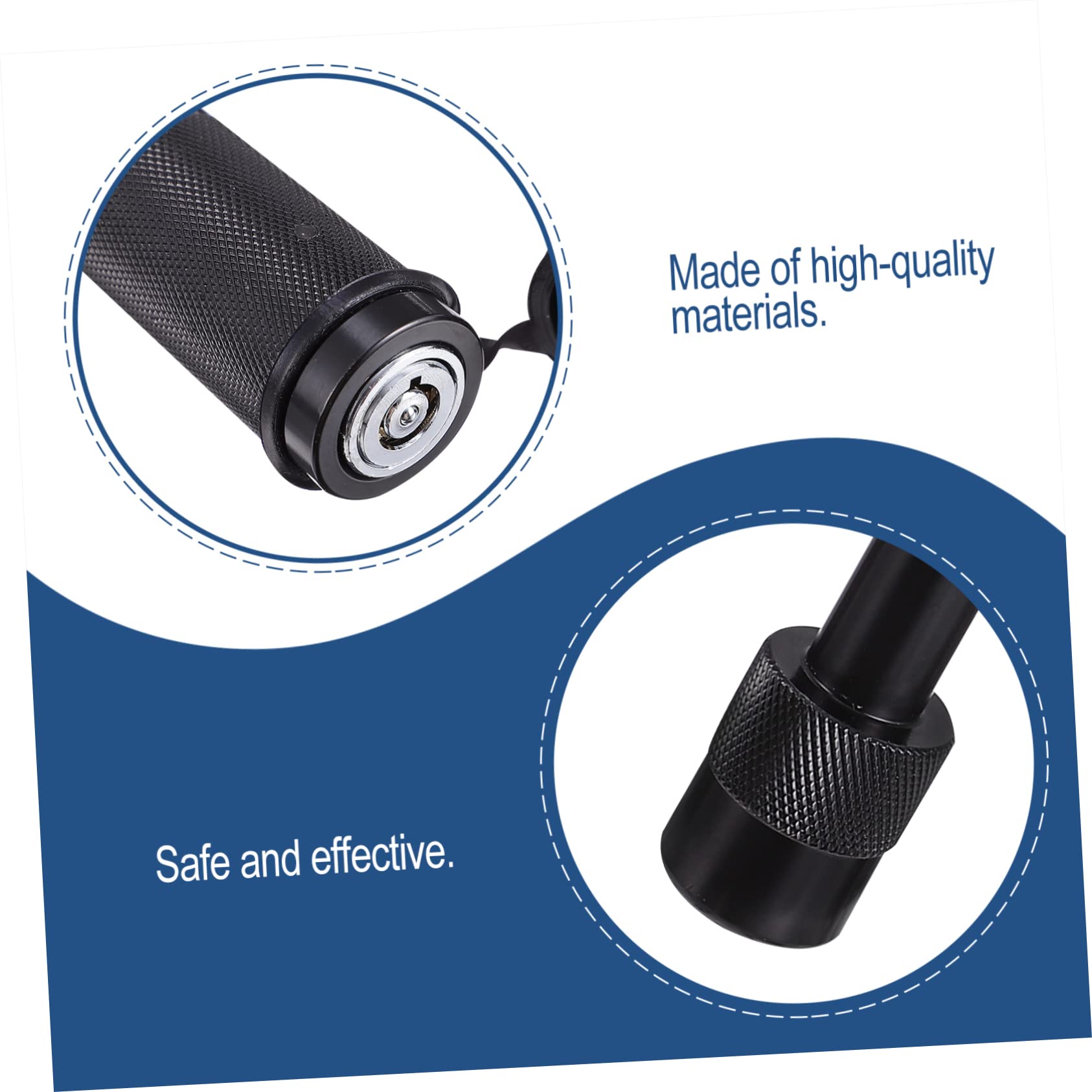 UKCOCO 1pieza Cerradura Para Remolque De Inoxidable Antirrobo y Resistente Al Agua Compatible Receivers De Remolques y Caravanas