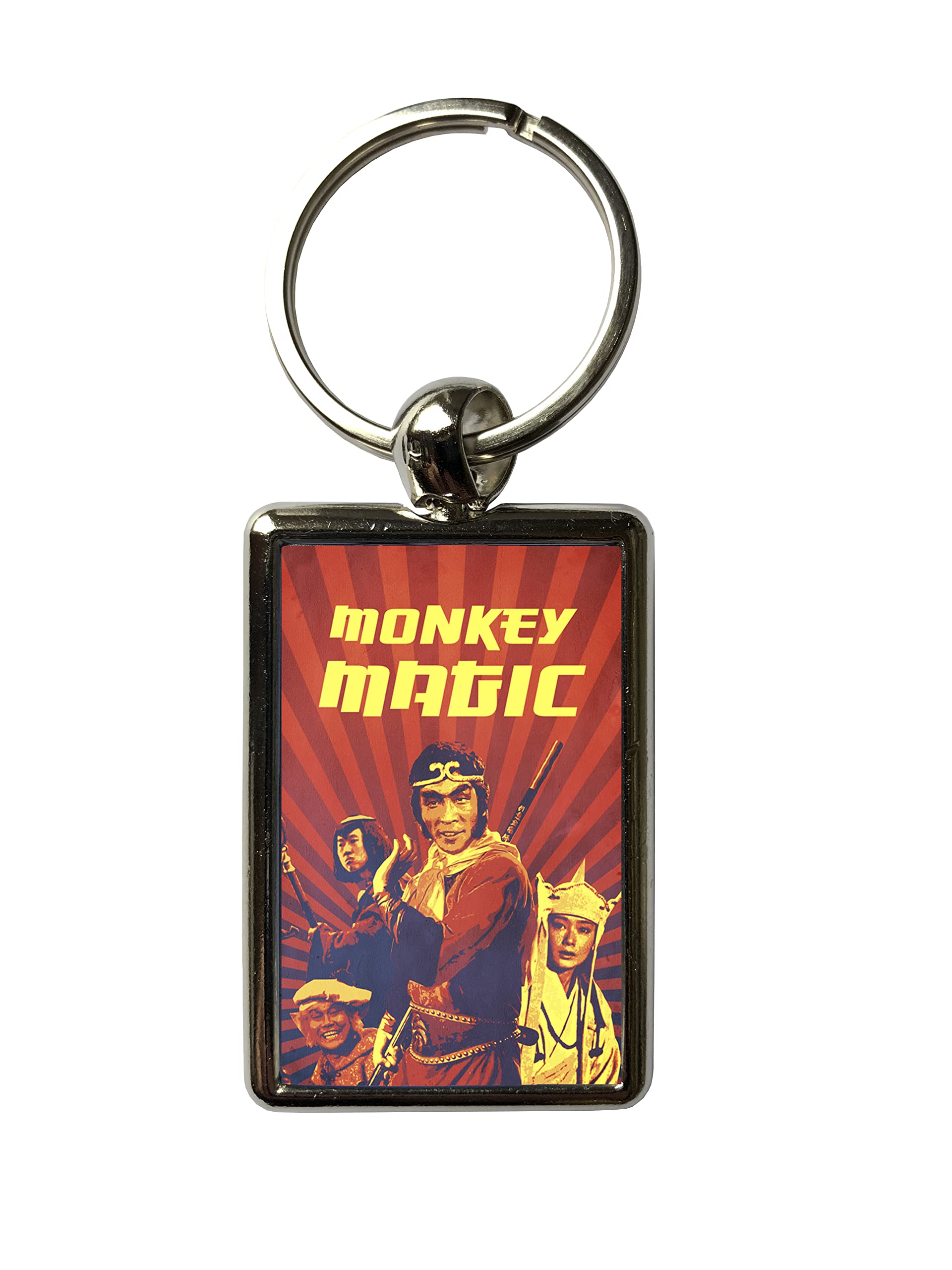 Super Universe Monkey Magic Classic TV Series Metal Keyring 3 x 4.5 cm