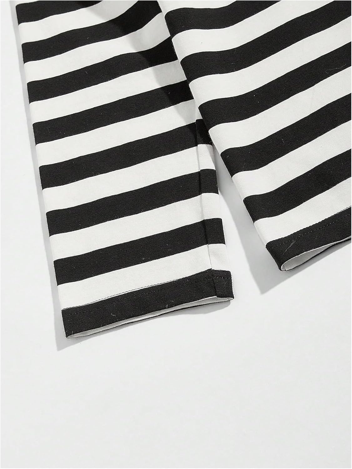 Verdusa Men's Striped Basic Tees Long Sleeve Shirts Preppy Fall Tops - Image 4