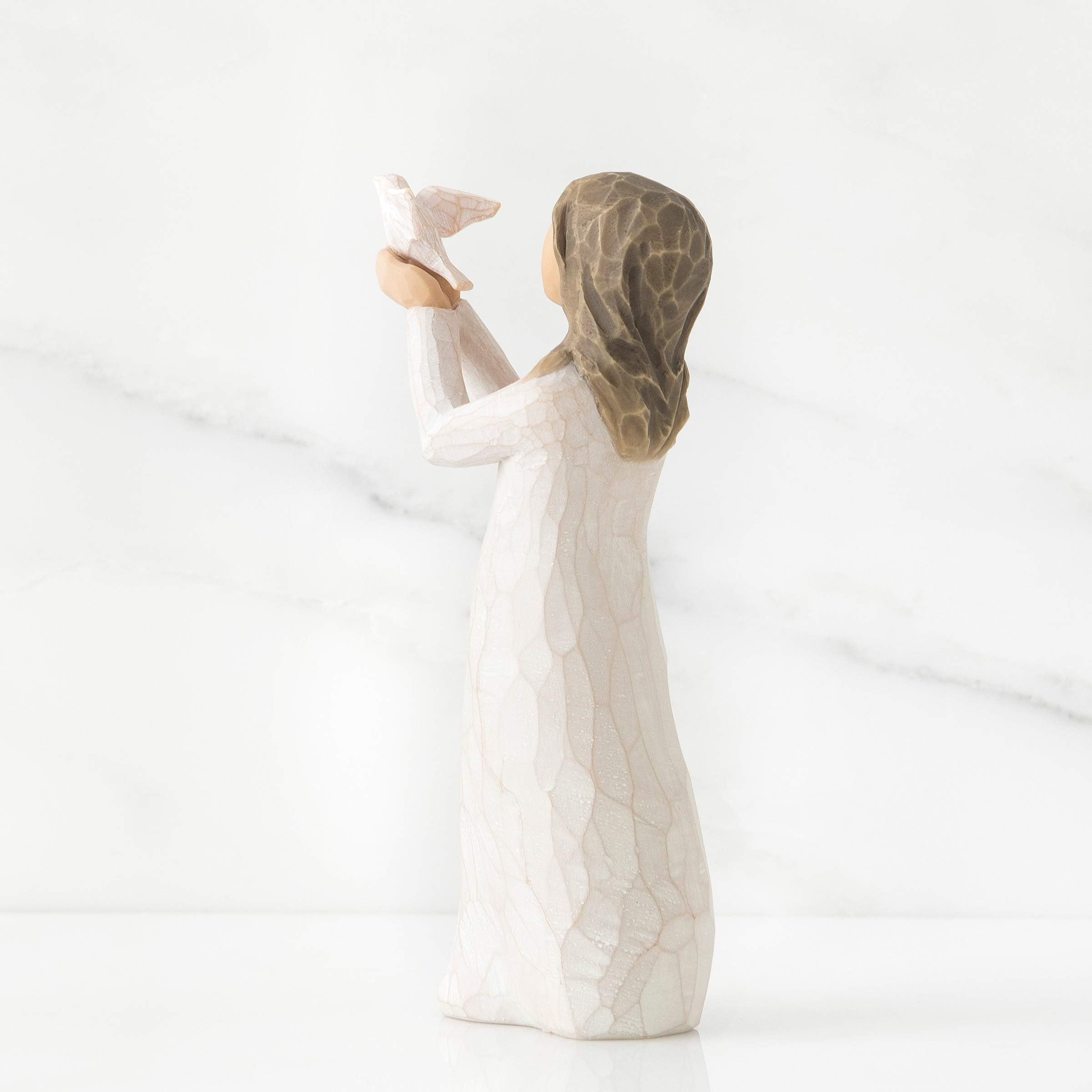 Willow Tree Figura de niña con Paloma, Multicolor, Home & Navidad Deco, Enesco