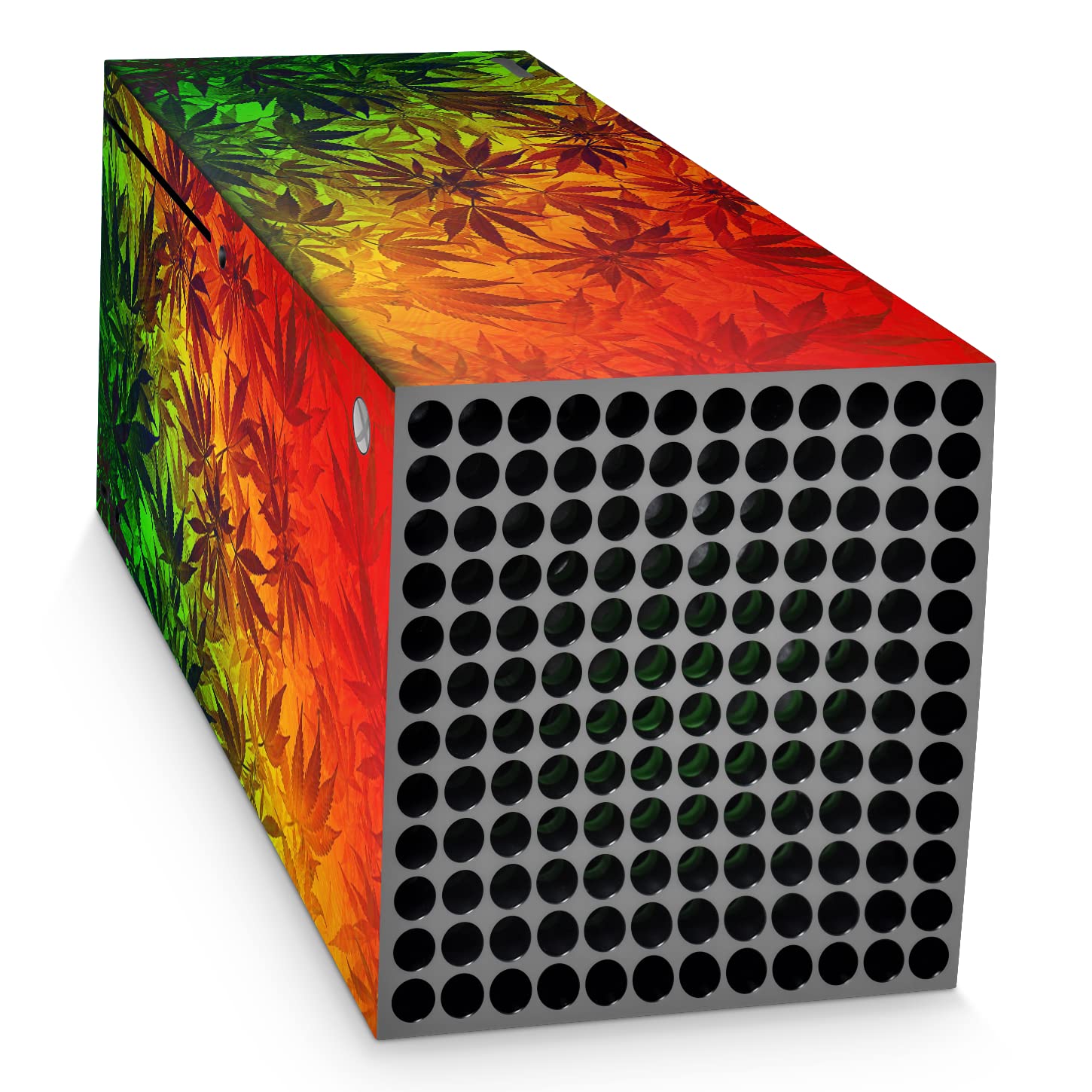 GNG Skin pour mauvaises herbes Compatible avec Xbox Series X Autocollant Vinal + 2 manettes