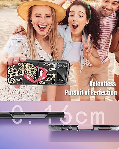 Miniatura 6 de Toycamp Funda para Samsung Galaxy S22 para mujer, diseño de leopardo divertido y bonito diseño de labios femeninos para niñas y adolescentes, funda