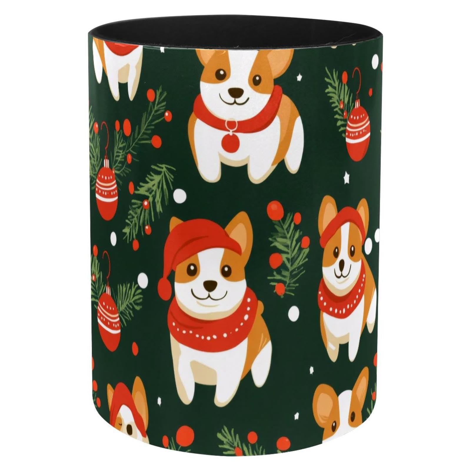 Porte-stylos en métal corgi contre le désordre du bureau et des pinceaux