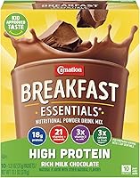 Vista 7 de Carnation Breakfast Essentials Suplemento oral alto en proteínas sabor clásico de vainilla francesa 1.31 oz. Paquete de 60