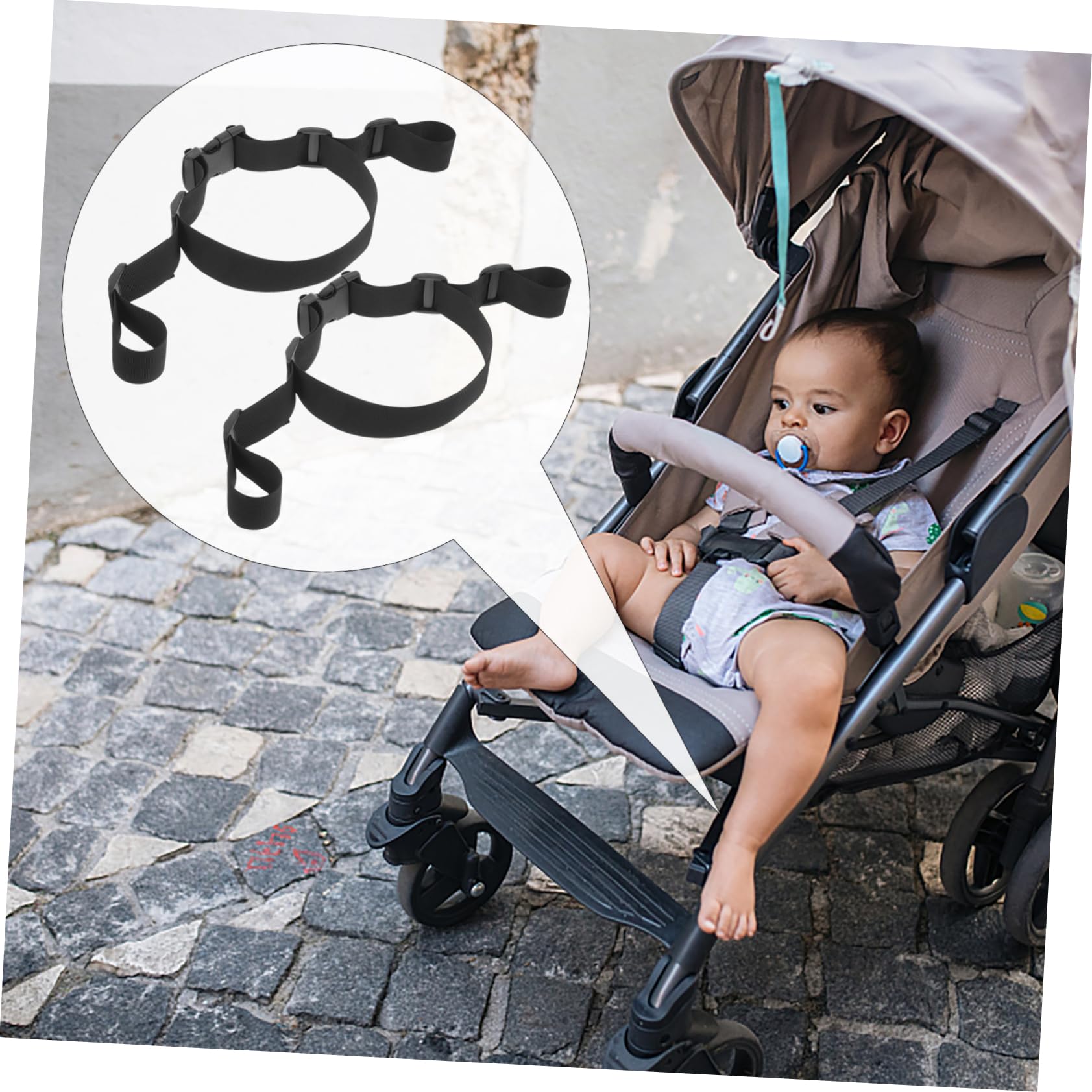VICASKY 2 Pièces Sangles De Siège Bébé Sangle Ceinture Pour Bébé Poussette Remplacement Sangle De Chaise Pour Enfant Harnais De Sécurité Pour Tout-Petits Sangles De Chaise Haute Ceinture