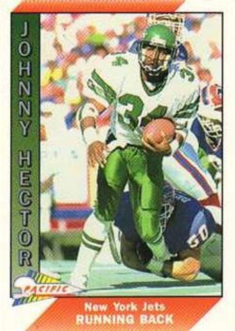 1991 Pacific 377 Johnny Hector NMMT NY Jets