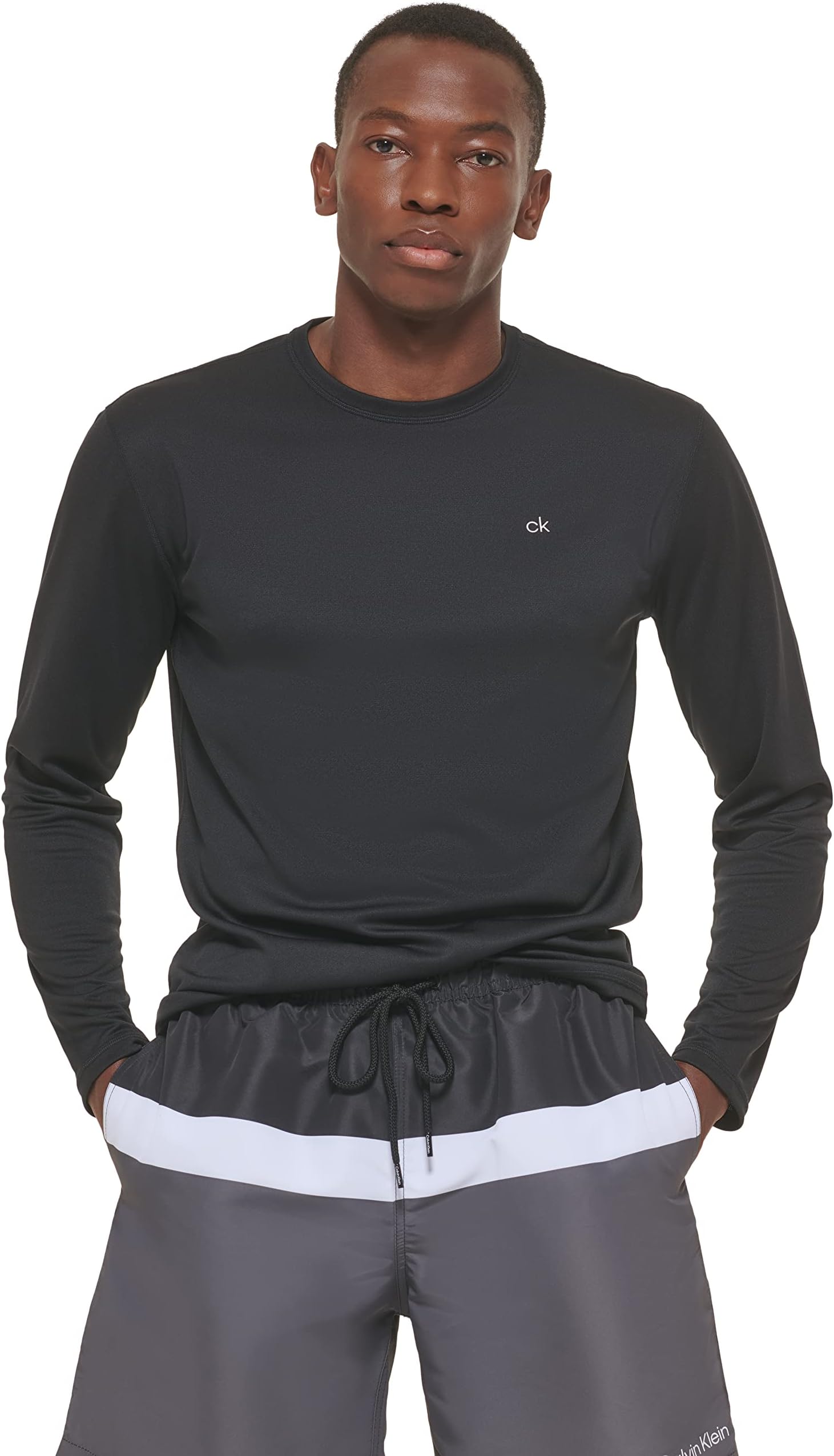 Men's Standard Light Weight Quick Dry Long Sleeve 40+ UPF Protection Active Top