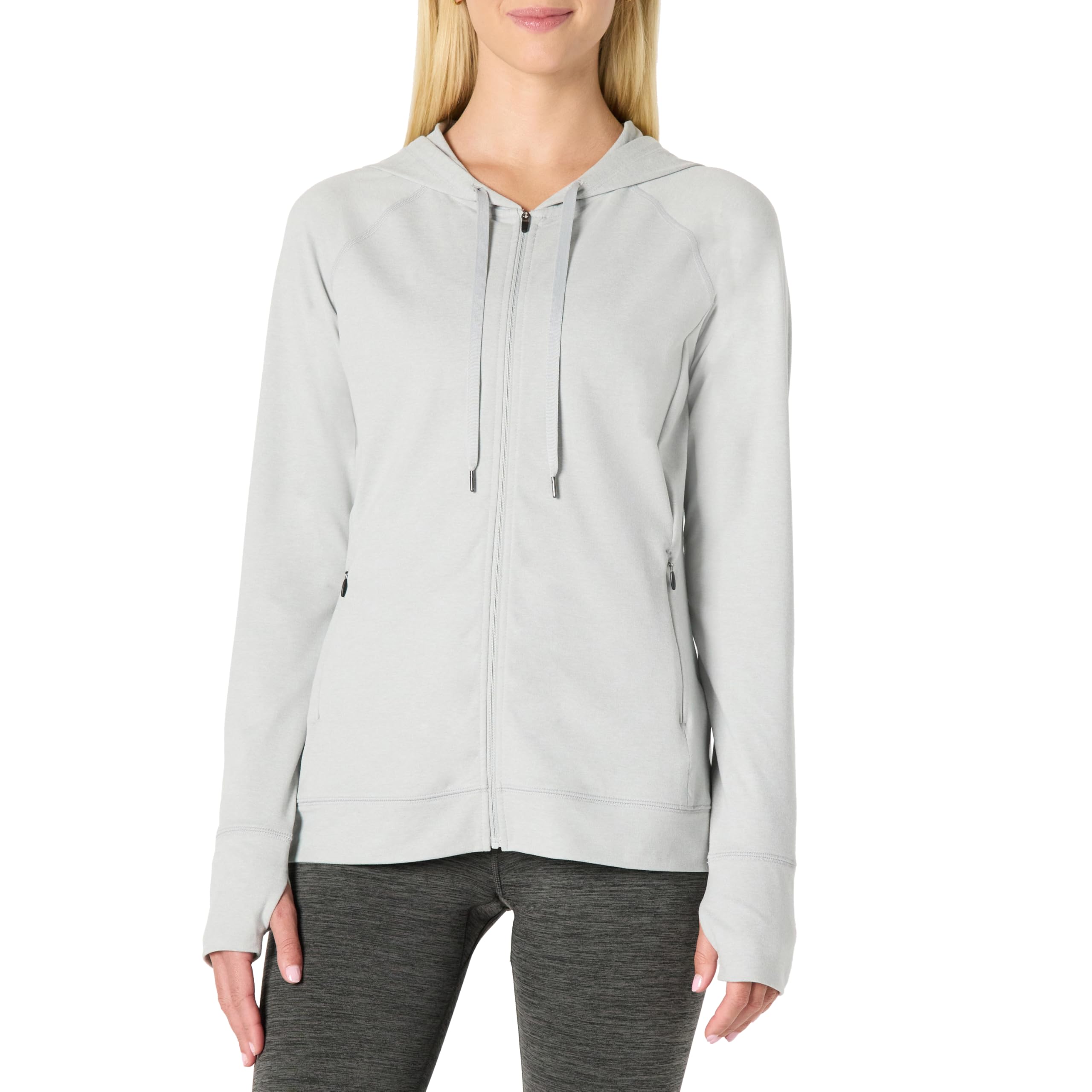 Amazon Essentials Damen Athletische Weiche Leichte Funktions-Trainings-Kapuzenjacke