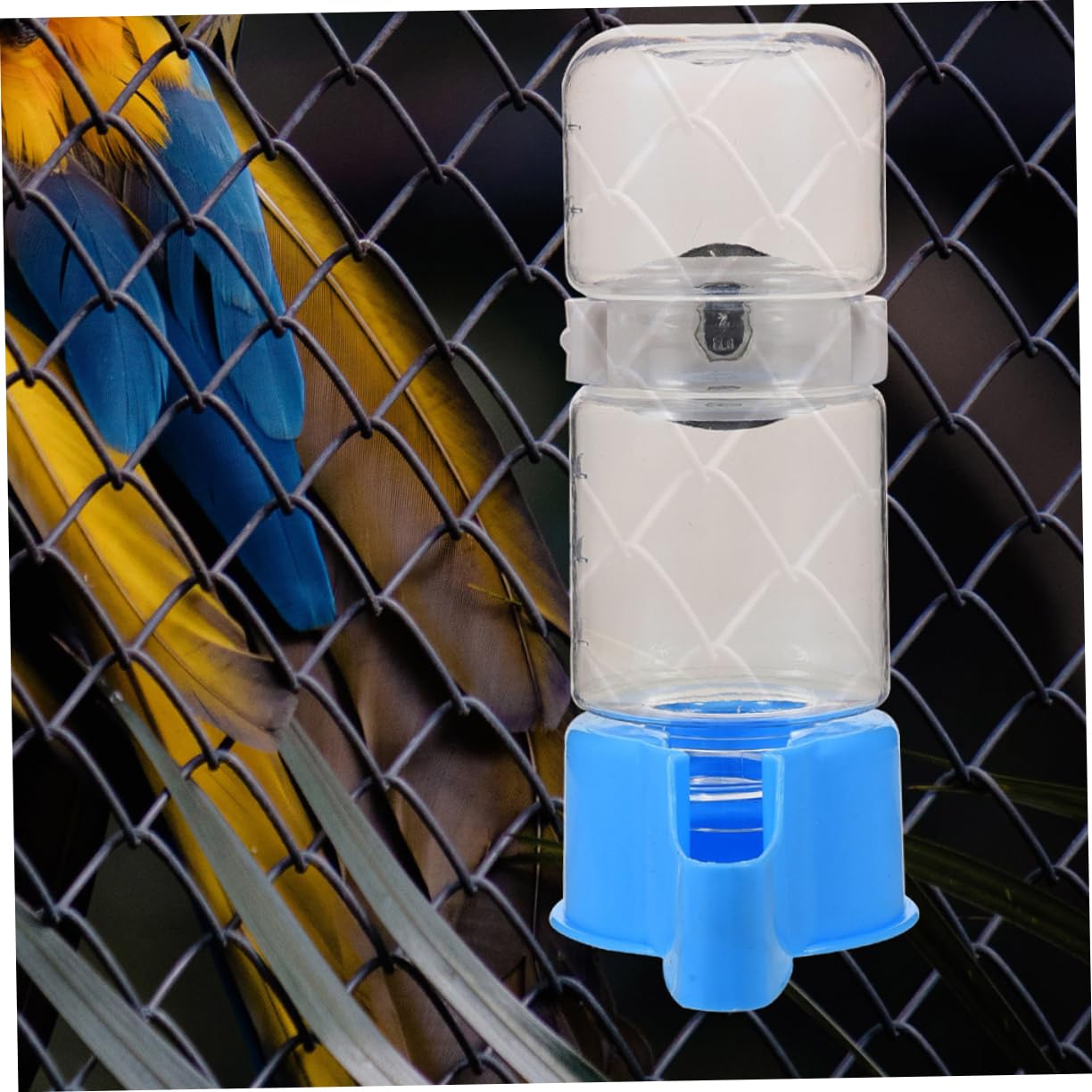 Yardwe 8pezzi Dispenser Per Uccelli Abbeveratoio Per Pappagalli Accessori Per Uccelli Design Pratico e Facile Da Usare Riutilizzabile e Resistente
