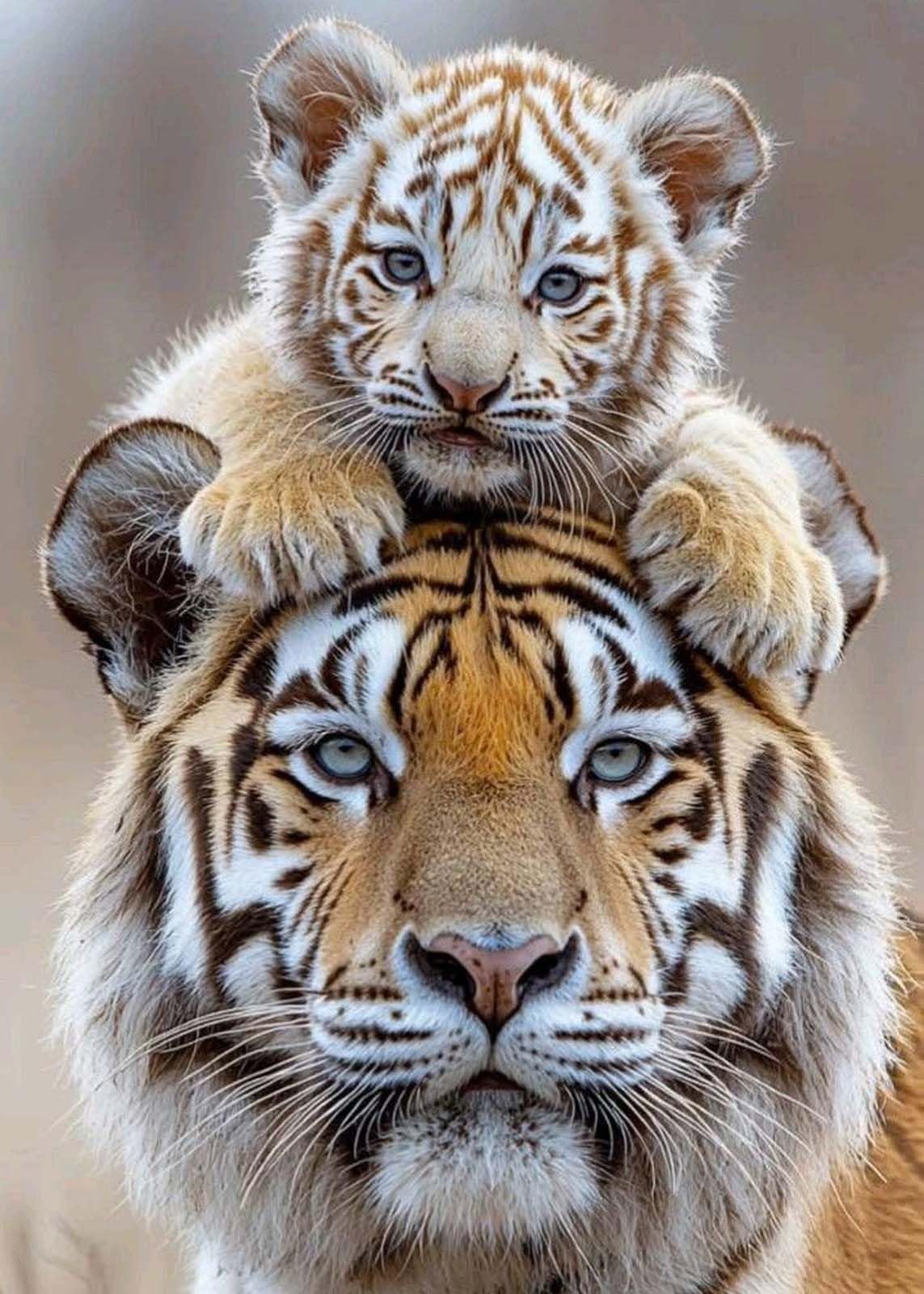 GLXPOG Animals Diamond Painting Kits for Adults, Tigers 5D DIY Diamond Art Kits for Beginners Round Full Drill Painting with Diamonds Gem Art Crafts for Home Wall Decor Gift 30x40cm